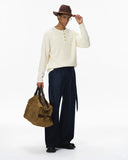 Old Money Style Henley Long Sleeve Tees | Inflation Streetwear