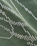 Rhinestone Distressed Washed Zip Up Hoodies | Inflation Streetwear