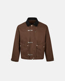 Vintage Metal Buckle Canvas Clasp Jacket | Inflation Streetwear