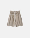 Double Waist Acid Wash Waffle Shorts | Inflation Streetwear