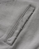 Washed Stitching Spray-Painted Hoodie | Inflation Streetwear