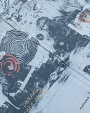 Graffiti Character Distressed Washed Zip Hoodies | Inflation Streetwear