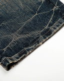 Distressed Whisker Wash Effect Baggy Jeans | Inflation Streetwear