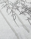 Studded Graphic Hoodie | Inflation Streetwear