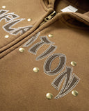 Rivets Dragon Acid Wash Zip Up Hoodies | Inflation Streetwear