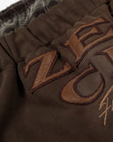 Appliqué Embroidery Washed Baggy Sweatpant | Inflation Streetwear