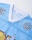 Dove Graphic Mesh Football Jersey | Inflation Streetwear