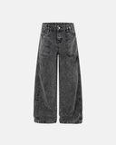 Vintage Washed Baggy Utility Jeans | Inflation Streetwear