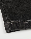 Stand Collar Raw Clasp Denim Jacket | Inflation Streetwear