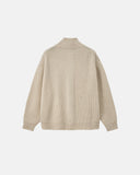 Quarter Zip Up Mock Neck Sweaters | Inflation Streetwear