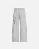 Studded Print Straight-Leg Sweatpants | Inflation Streetwear