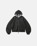 Contrast Color Liner Comfy Zip Up Hoodies | Inflation Streetwear