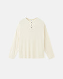 Henley Collar Long Sleeve Tees | Inflation Streetwear