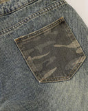 Double Waist Ripped Baggy Jeans | Inflation Streetwear