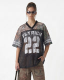 Camo Mesh Digital Print Jersey Tee | Inflation Streetwear
