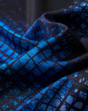 Macro view of 150G lightweight tech fabric showing the open-knit structure.