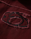 Retro Frayed Hodded Padded Jacket | Inflation Streetwear