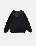 French Terry Washed Distressed Hoodies | Inflation Streetwear