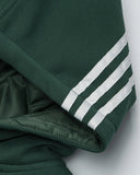 Gothic Striped Hooded Bomber Jacket  | Inflation Streetwear