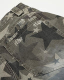 Full Printing Star Camo Baggy Jeans | Inflation Streetwear