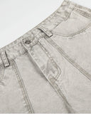 Vintage Washed Baggy Utility Jeans | Inflation Streetwear