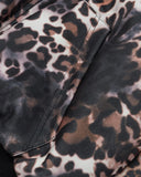 Leopard Embroidery Faux Fur Jacket | Inflation Streetwear