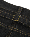 Cinch Back Raw Wide Leg Baggy Jeans | Inflation Streetwear
