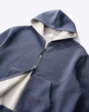 Contrast Color Liner Comfy Zip Up Hoodies | Inflation Streetwear