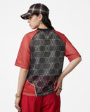 Color-Block Oversized Mesh Jersey | Inflation Streetwear