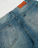 Studded Straight-Leg Denim Jeans | Inflation Streetwear