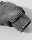 Acid Washed Embroidery Zip Up Hoodies | Inflation Streetwear