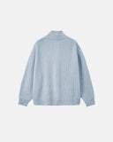 Quarter Zip Up Mock Neck Sweaters | Inflation Streetwear