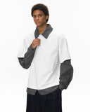 Plaid Patchwork Preppy Tees | Inflation Streetwear