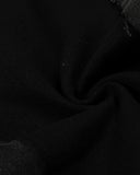 Black Patchwork Barrel Jeans | Inflation Streetwear