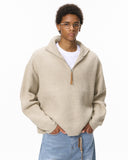 Quarter Zip Up Mock Neck Sweaters | Inflation Streetwear