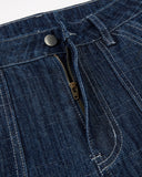 Dark Indigo Baggy Barrel Jeans | Inflation Streetwear
