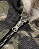 Camo Faux Fur Padded Hooded Jacket | INFLATION Streetwear