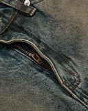 Dirty Ripped Barrel Jeans | Inflation Streetwear