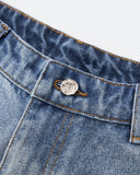 Washed Baggy Longline Jorts | Inflation Streetwear