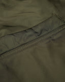 Faux Fur Hooded Green Padded Jacket | INFLATION Streetwear