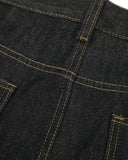 Asymmetric Buttons Bootcut Jeans | Inflation Streetwear