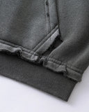 Graphic Ripped Washed Zip Up Hoodies | Inflation Streetwear