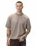 Knitwear Short-sleeved Crewneck Sweater | Inflation Streetwear