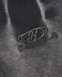 Acid Washed Embroidery Zip Up Hoodies | Inflation Streetwear