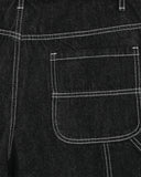 Contrast Stitching Raw Cargo Jorts | Inflation Streetwear
