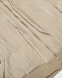 Faux Fur Lined Washed Hooded Jacket | Inflation Streetwear