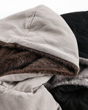 Cleanfit Faux Fur Lined Hooded Padded Jacket | Inflation Streetwear