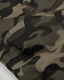 Multi-pockets Camo Barrel Cargo Pants | Inflation Streetwear
