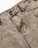 Retro Washed Wide Leg Baggy Jeans | Inflation Streetwear