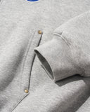 Faux Fur Collar Zip Up Hoodie Jacket  | Inflation Streetwear